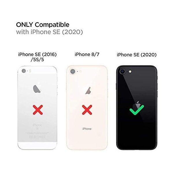 Iphone Se ケース 第2世代 Tpu ソフトケース 米軍mil規格取得 耐衝撃 Qi充電 スマホケース Spigen マット ブラック My 1003 006 Rinokke 通販 Yahoo ショッピング