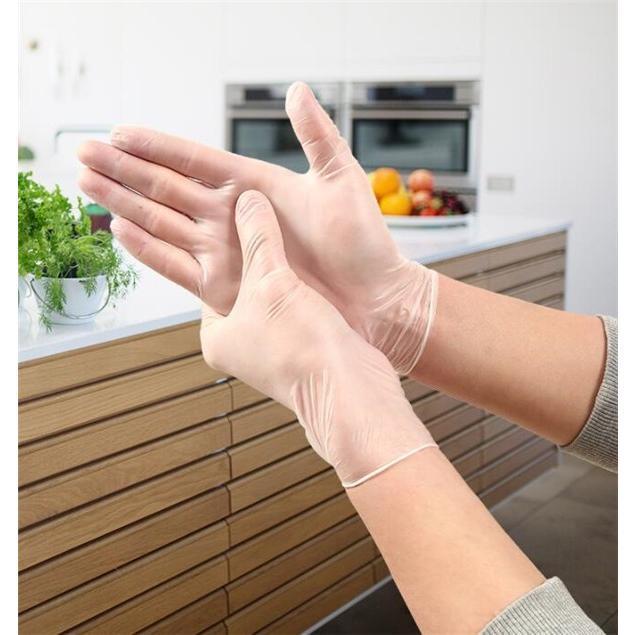使い捨て手袋 キッチン用手袋 使い切り手袋 介護用手袋・衛生手袋 100枚 調理 衛生管理 お料理 掃除 手にやさしい 予防対策｜rinrin37｜09
