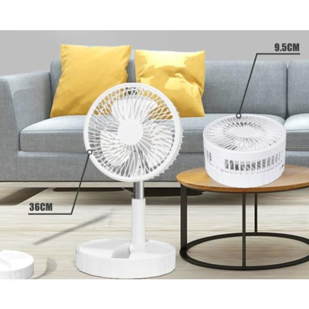 USB 扇風機 卓上 スタンド 折りたたみ 屋内 屋外 持ち運び 携帯 小型 可愛い おしゃれfan-10｜rinrin37｜02