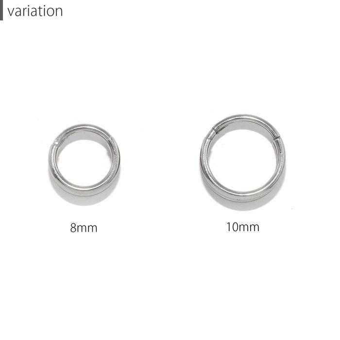 Sale 90 Off 軟骨ピアス 16g ボディピアス リング フープ ワンタッチ セグメントクリッカー 片耳用 金属アレルギー対応 メンズ かっこいい Simbcity Net
