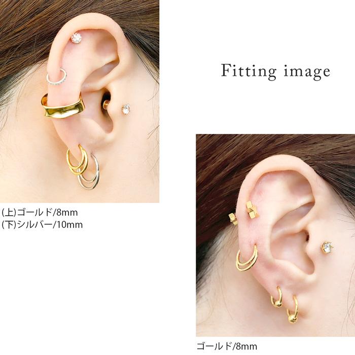 凛 RIN ボディピアス リング ヘリックス 16G 14G フープ 軟骨 凛 RIN ボディピアス リング ヘリックス 16G 14G フープ 軟骨