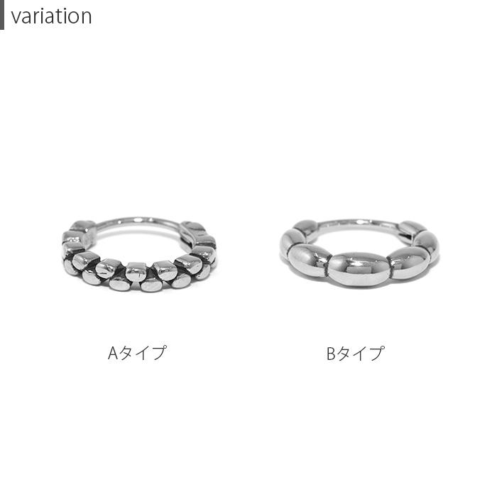 リングピアス フープ メンズ かっこいい 20G 軟骨 ワンタッチ ボディピアス 金属アレルギー対応 付けっぱなし 片耳用 | 凛 RIN | 08
