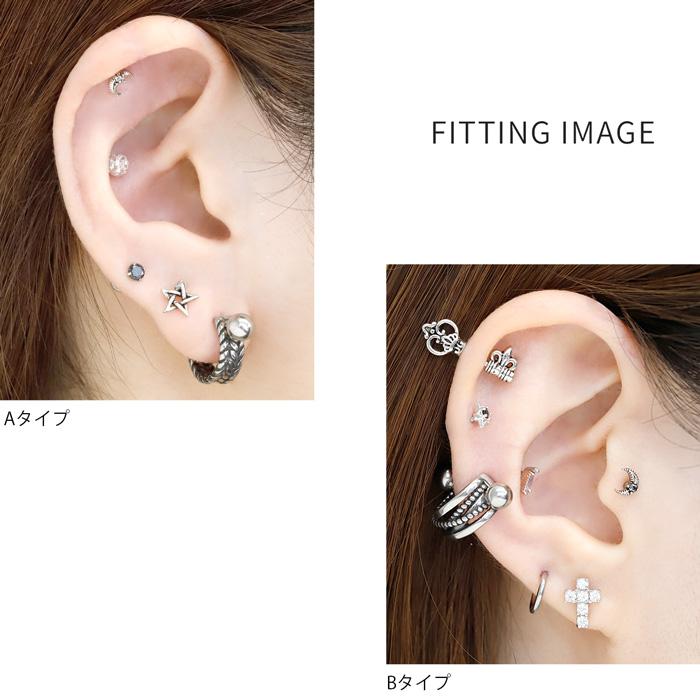 凛 RIN ボディピアス 20G 軟骨 ヘリックス シールド サージカル