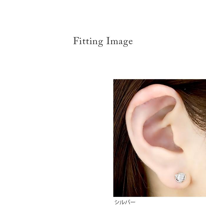 ネジ式ピアス レディース キラキラ トライアングル ジュエル ステンレス ピアス 『両耳用・2個セット』 | 凛 RIN | 05