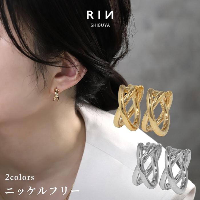 再18　フリンジ　ピアス　イヤリング　ネイティブ　黒　ゴールド　金　アクセサリー 凛 RIN ピアス 18金 レディース 18Kコーティング キャッチレス フープ