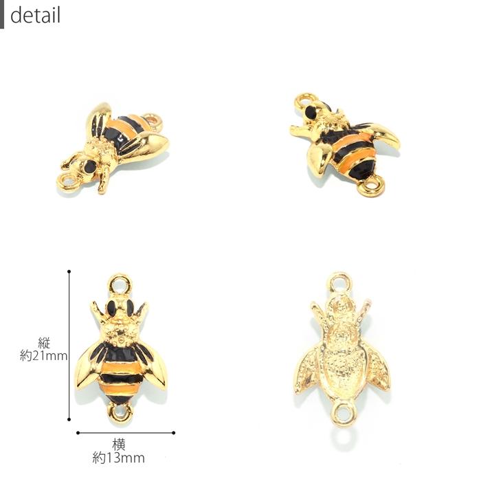 凛 RIN チャーム 14G 16G 18G ボディピアス 蜂 ハチ 虫 軟骨ピアス