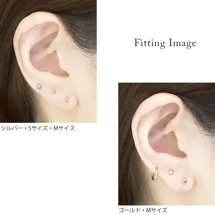 凛 RIN ピアス レディース チタン シンプル 円 丸 フラット 凛 RIN ピアス レディース チタン シンプル 円 丸 フラット