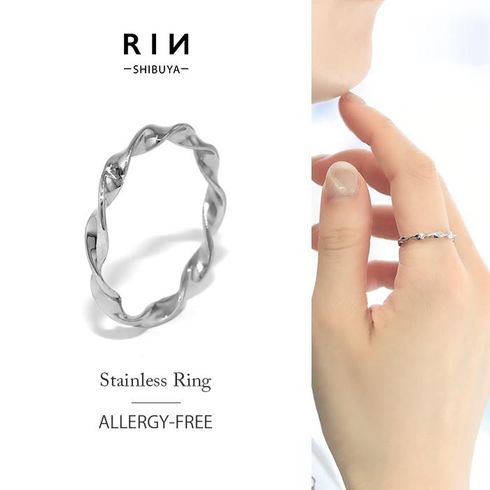 凛 RIN ステンレスリング 指輪 リング ステンレス 金属アレルギー対応