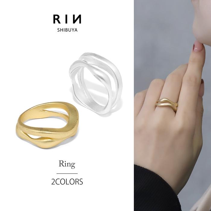 1本でも重ねづけにも可愛いです!!★18金プレーンリング、マット加工★ f7bffebc00577336442b9c758909e5