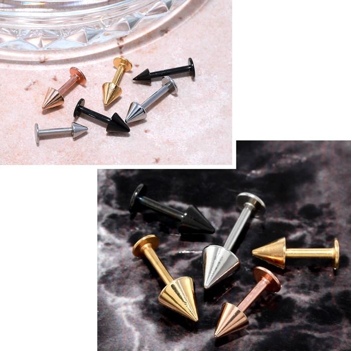 凛 RIN ボディピアス コーン ラブレットスタッド 16G 14G 18G