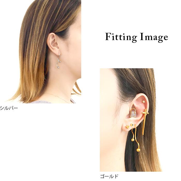 凛 RIN 軟骨ピアス 16G ボディピアス 変形 ツイスト スパイラル