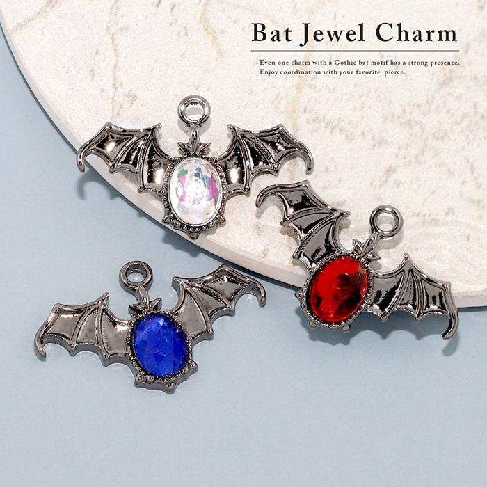 凛 RIN チャーム 14G 16G 18G ボディピアス こうもり コウモリ