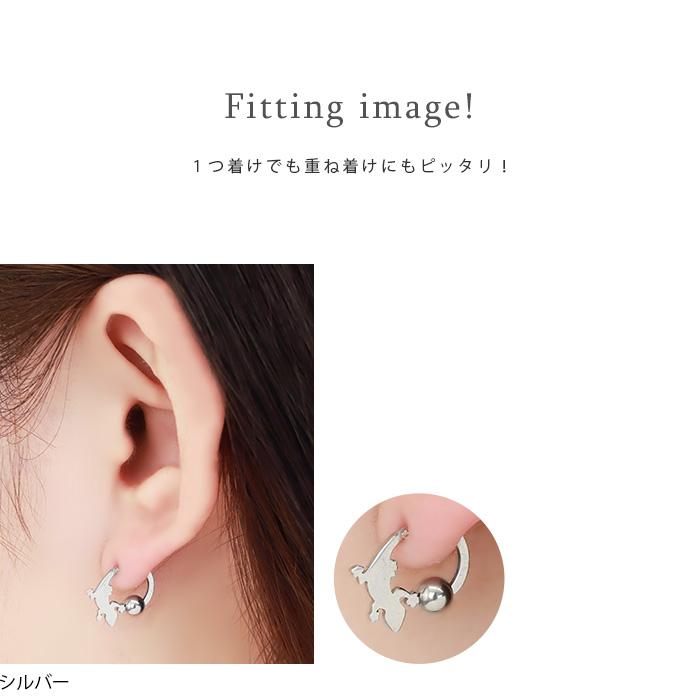 凛 RIN ビーズリング ボディピアス トカゲ 14G 16G フープ 軟骨ピアス