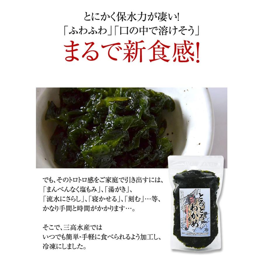 国産 日本海産 とろとろわかめ 送料無料 250g 10袋セット 秋田県男鹿産 三高水産のトロトロわかめ 冷凍 秋田の麺屋 林泉堂 通販 Yahoo ショッピング