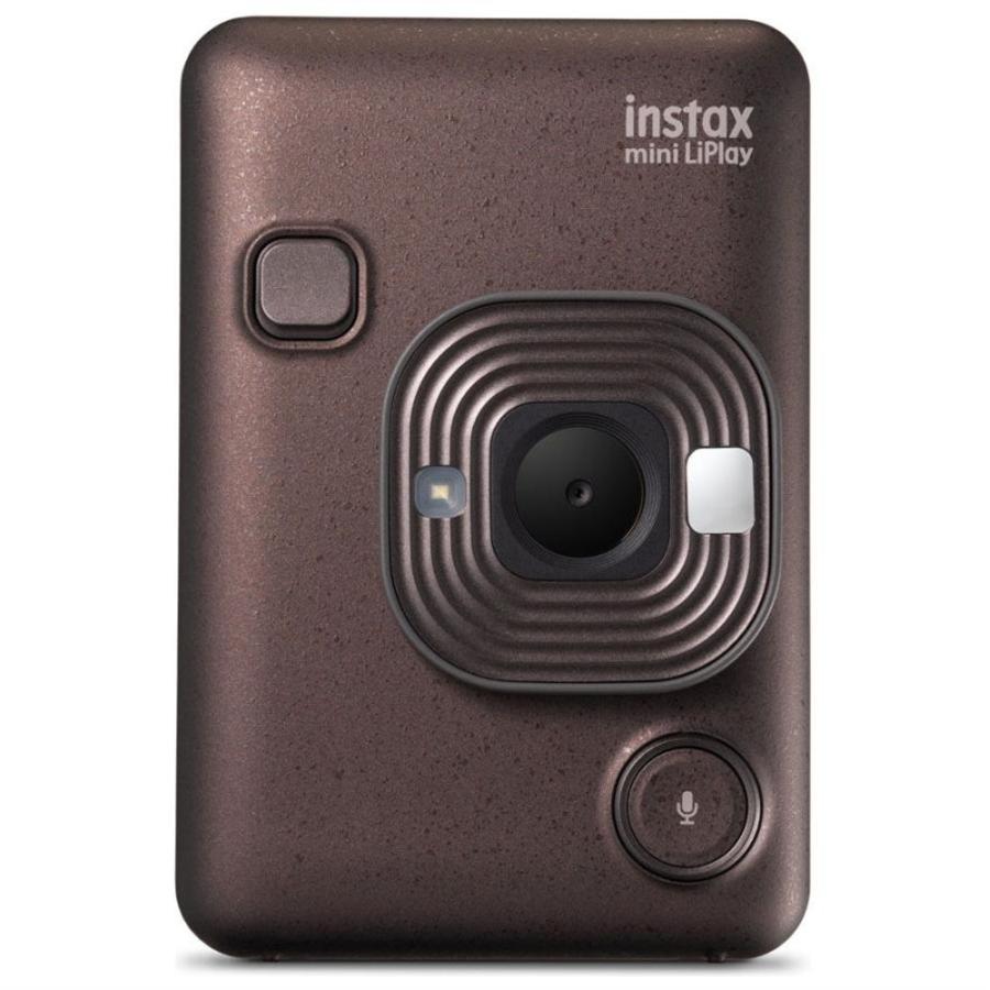 チェキ 新色 instax mini LiPlay ブロンズ フイルム付 20枚 フジ
