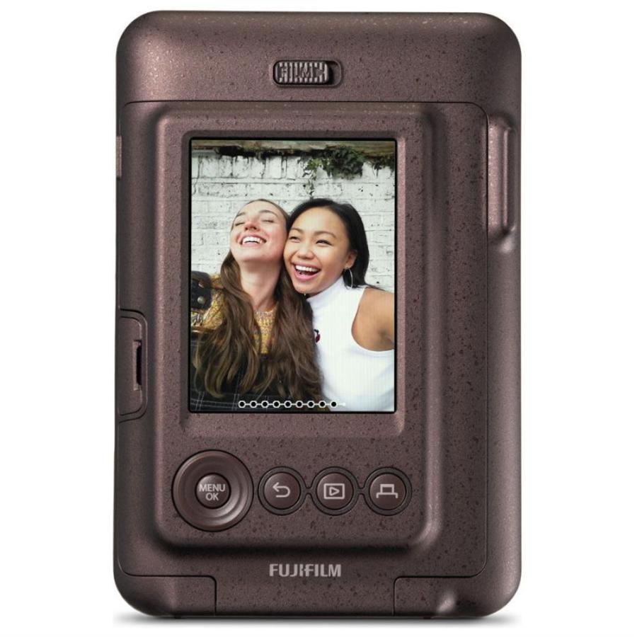チェキ 新色 instax mini LiPlay ブロンズ フイルム付 20枚 フジ