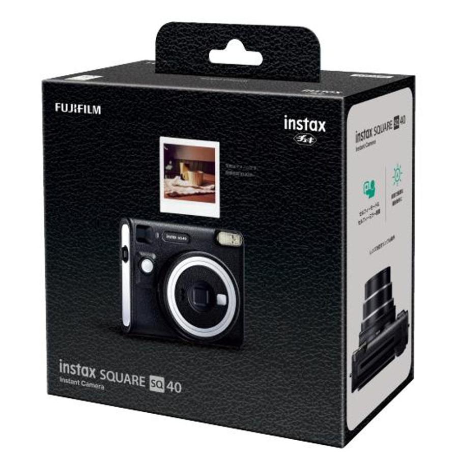 富士フィルム INSTAX SQUARE SQ40 ブラック チェキ スクエア 40 カメラ