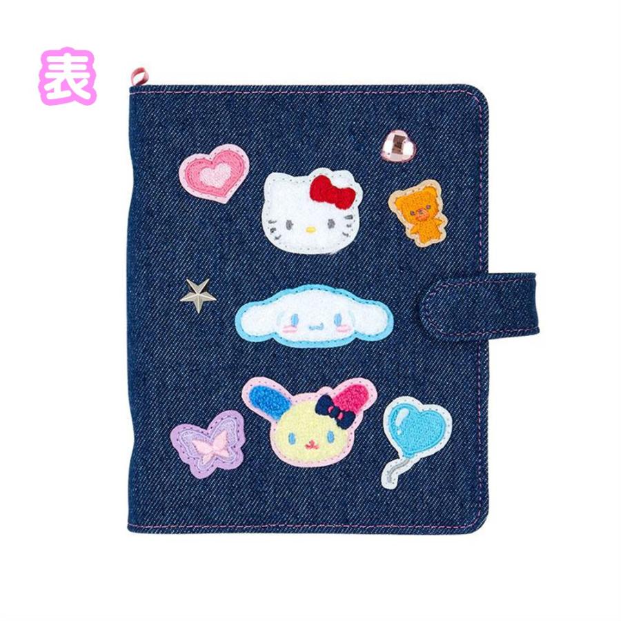 サンリオ　デニムバインダー サンリオ バインダー デニムワッペン チェキ カード トレカ 写真