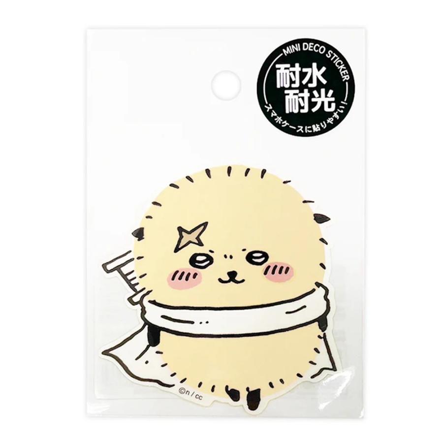 ちいかわカフェ　ステッカー　シール　ハチワレ　うさぎ　栗まんじゅう　モモンガ　鎧 ちいかわカフェ ゆるカットビッグステッカー（栗まんじゅう＆モモンガ