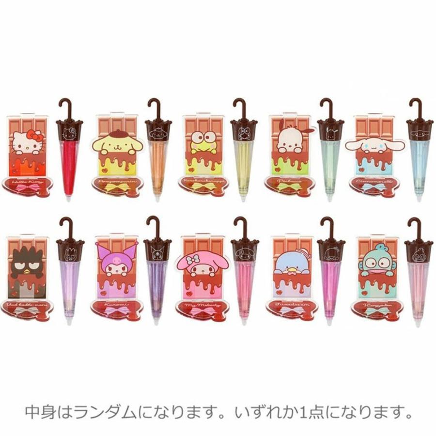 サンリオ パラソルチョコ風リップグロス アクリルスタンド付 チョコの