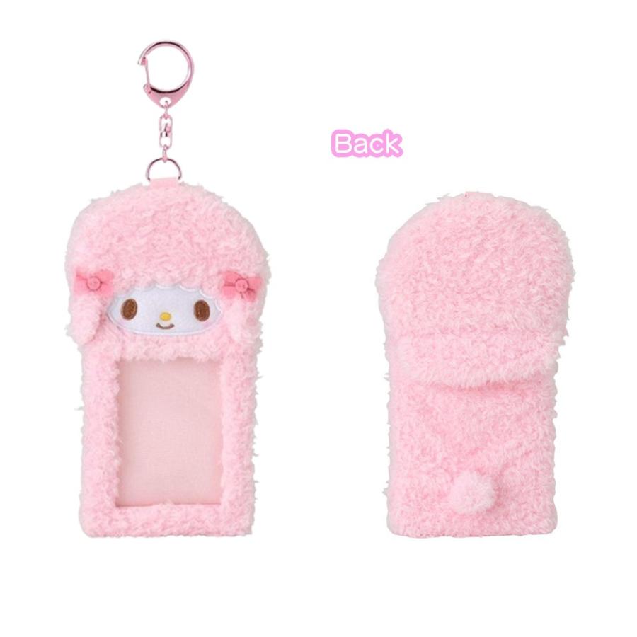 サンリオ　チェキ用ホルダー　ボア生地トレーディングカード用ホルダーなど サンリオ ボア生地トレーディングカード用ホルダー カード パス トレカ