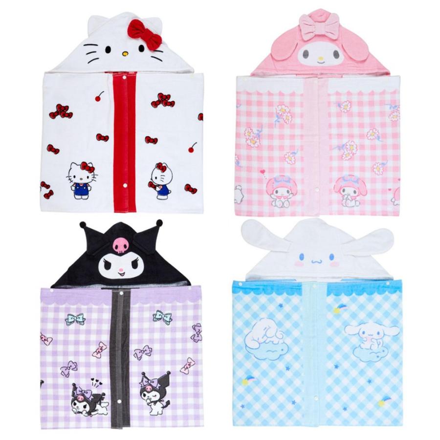 サンリオ フード付きタオル タオル バスタオル フード付き 紫外線 腕