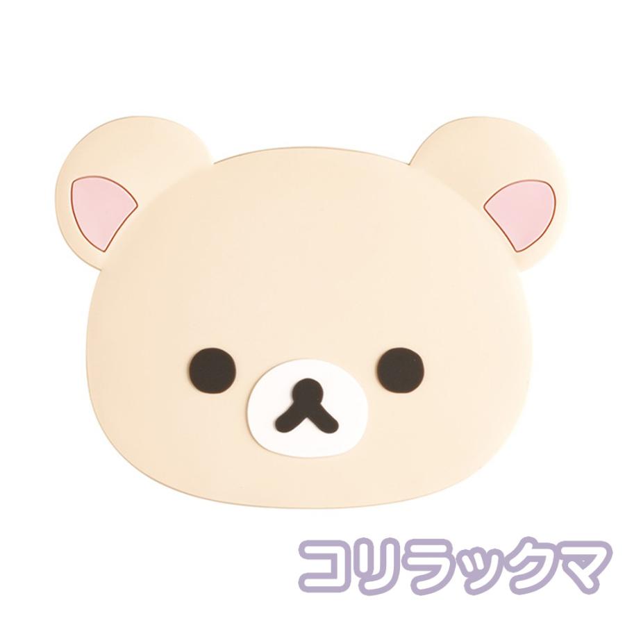 リラックマ コリラックマ ミラー BASIC RILAKKUMA Flower シリコン