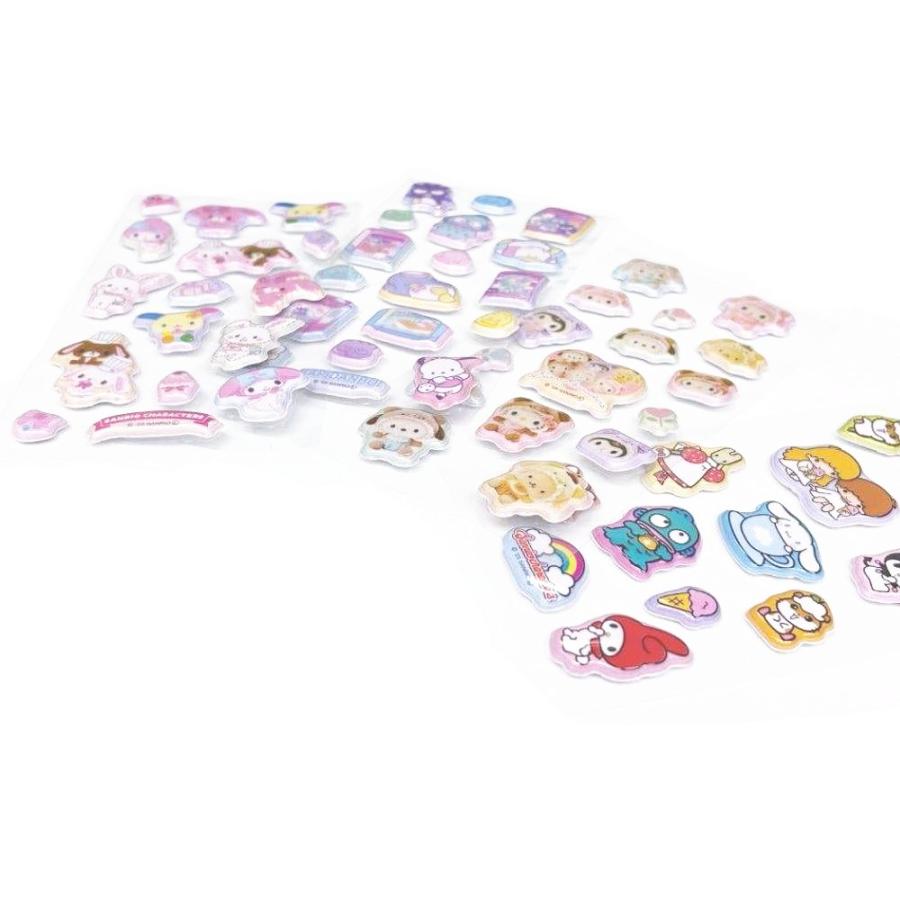 サンリオ ぷくっとシール シール 立体 セット ぷっくり マシュマロ