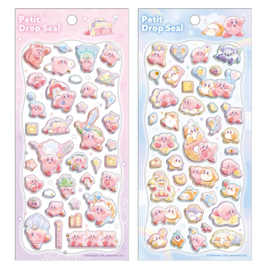 星のカービィ プチドロップシール シール クリア 立体 ぷっくり