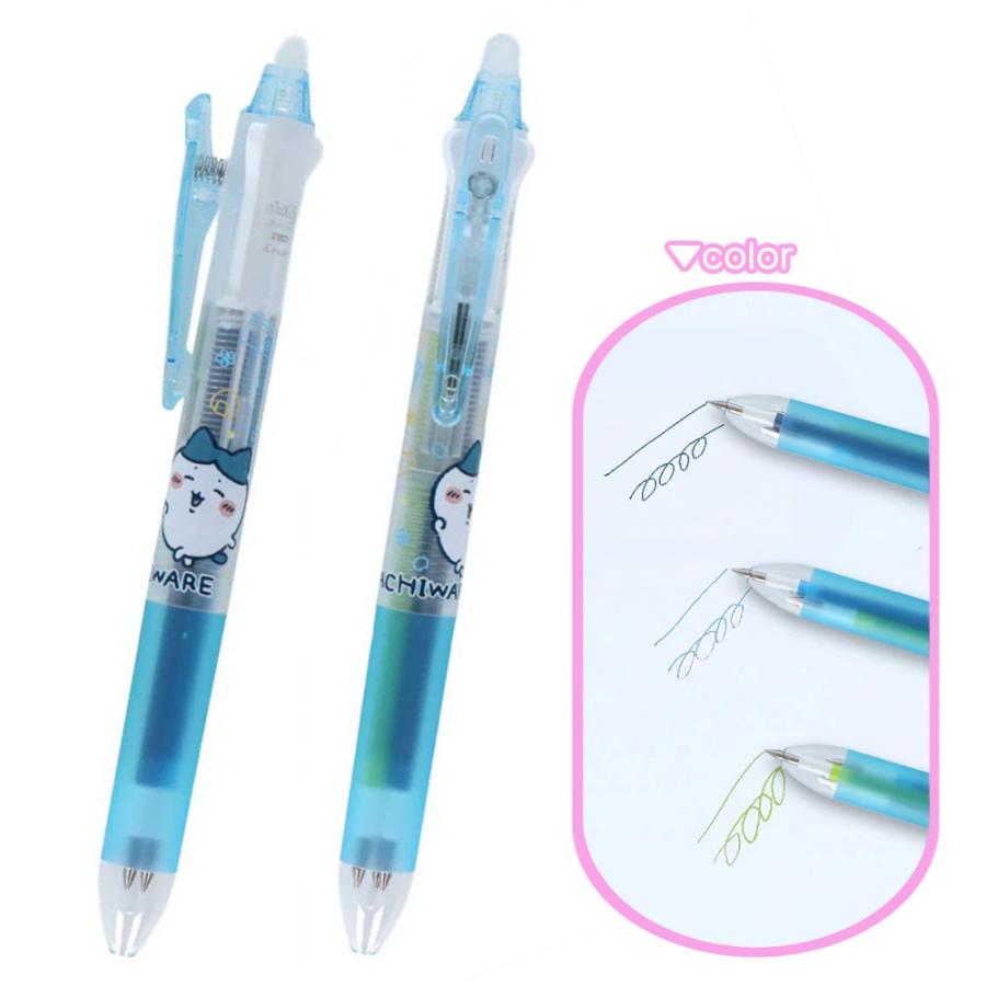 ちいかわ フリクションボール3スリム 3色 ボールペン 0.38mm 多色