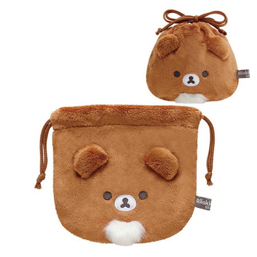 コリラックマ ぬいぐるみセット リラックマ 巾着 ポーチ 🌸🐻 #リラックマ #BASICRILAKKUMAFlower ぬいぐるみ #巾着