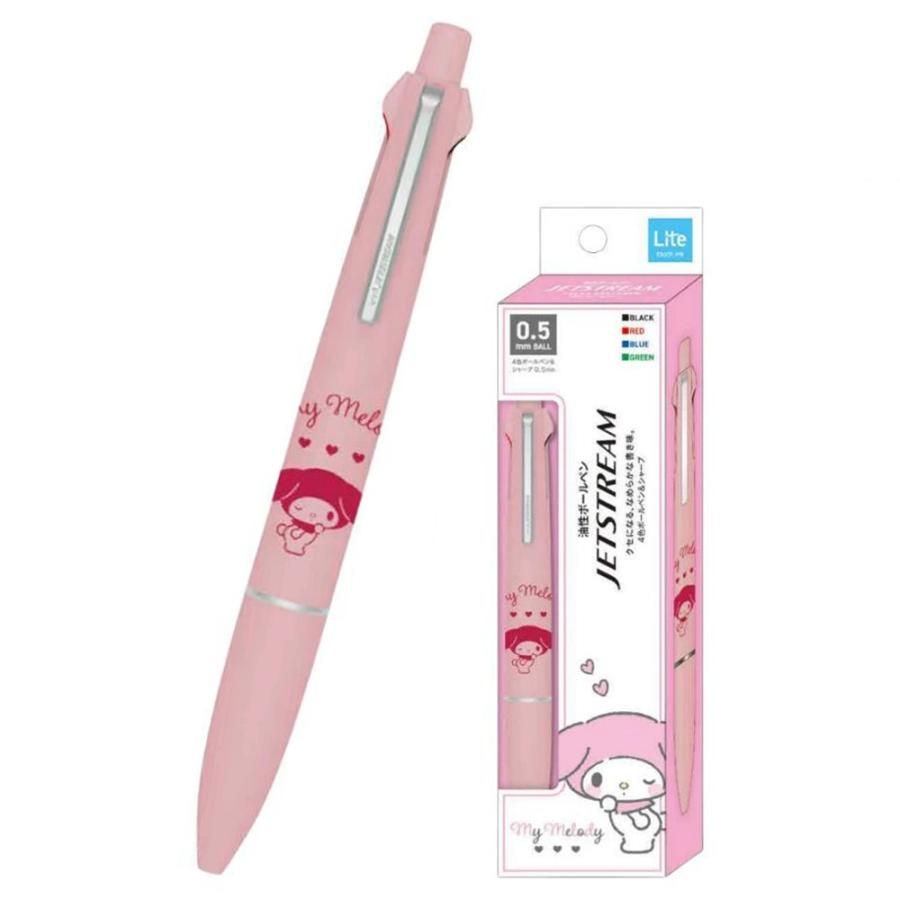 サンリオ ジェットストリーム ライトタッチインク 4&1 0.5mm 4色