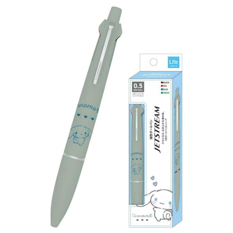 サンリオ ジェットストリーム ライトタッチインク 4&1 0.5mm 4色