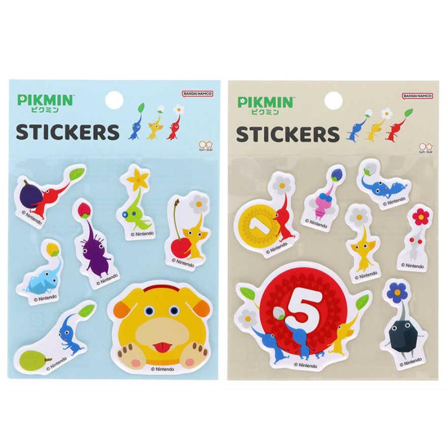 ピクミン モチモチステッカー ステッカー シール ぷっくり もちもち