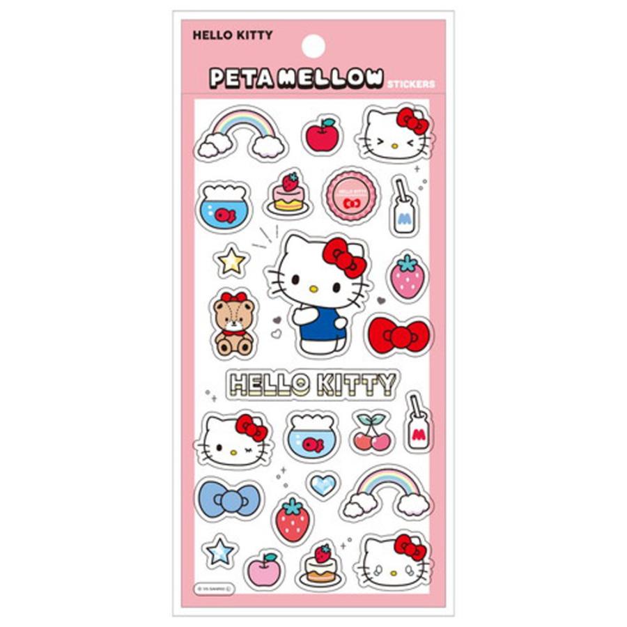 サンリオ ペタメロウステッカーズ シール ステッカー クリア 立体