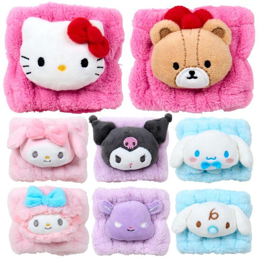 サンリオ リストバンド2個セット リストバンド 吸水 洗顔 ウォッシュ