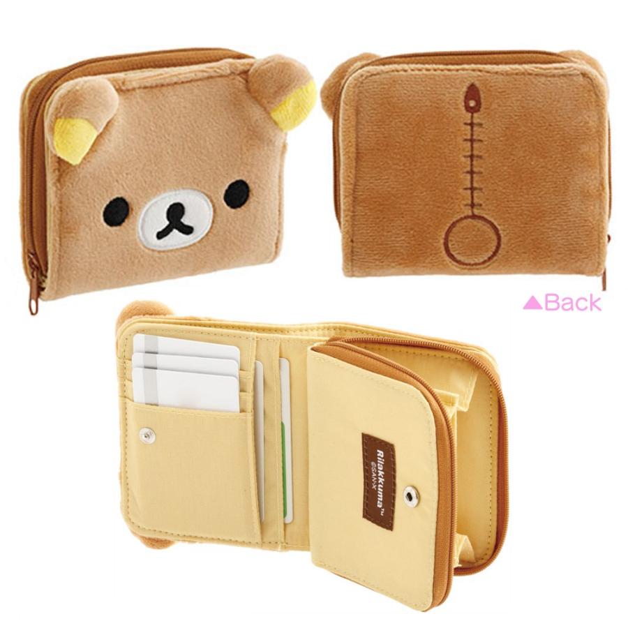 リラックマ ぬいぐるみワレット 財布 ワレット コンパクト ミニ カード