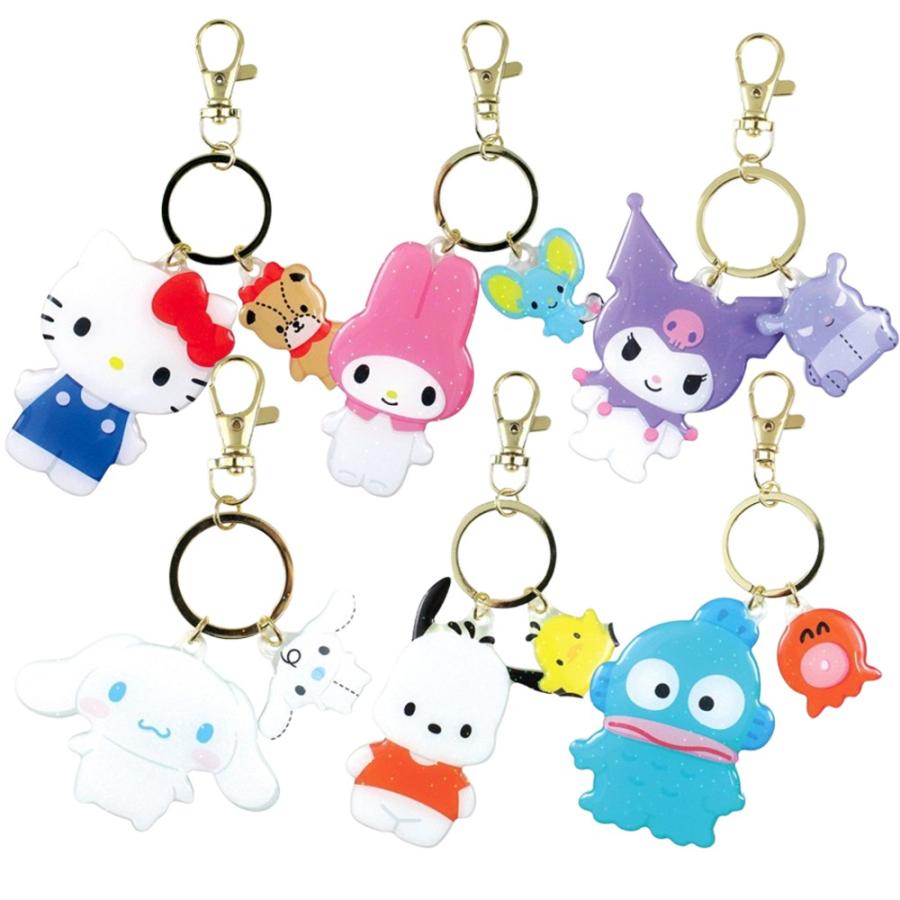サンリオ ダイカットツイン キーホルダー アクリルキーホルダー 鍵