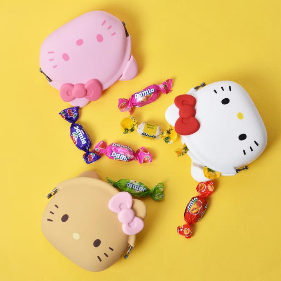 ハローキティ マイメロディ クロミ mimi POCHI シリコンポーチ がま口