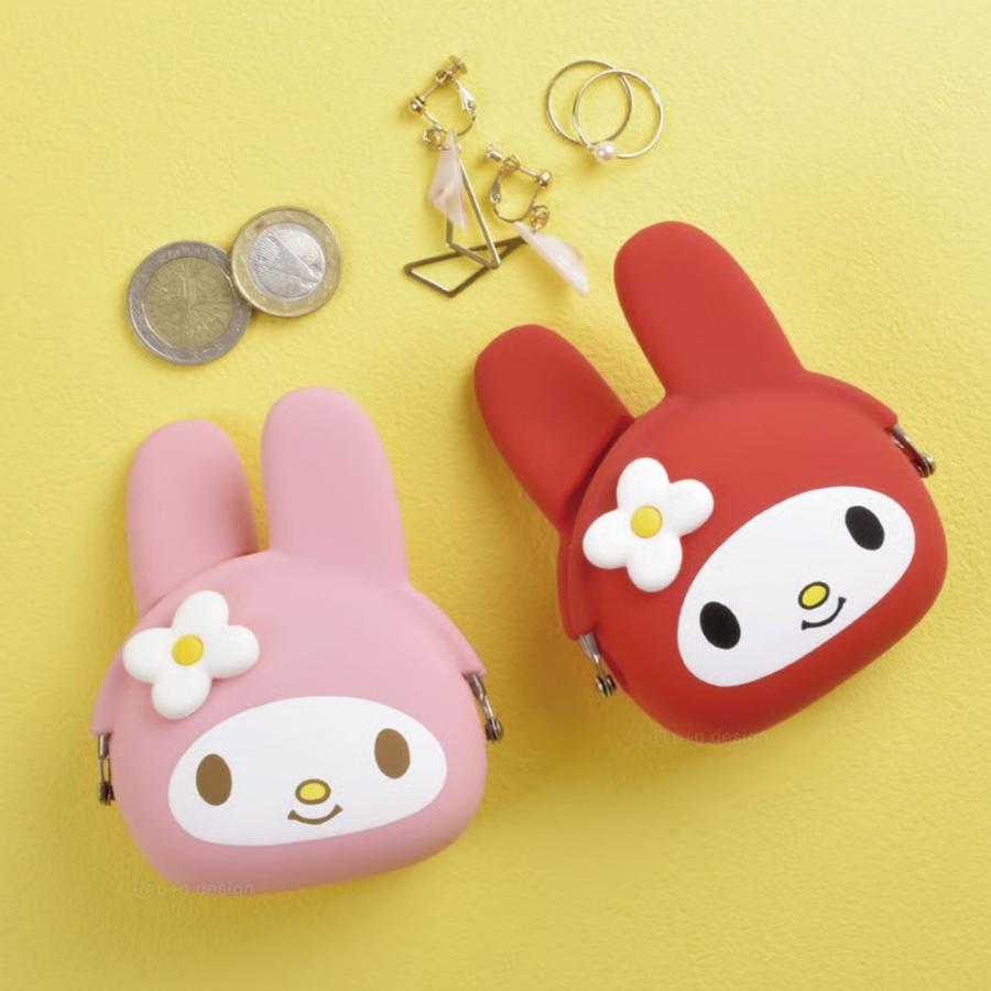 ハローキティ マイメロディ クロミ mimi POCHI シリコンポーチ がま口