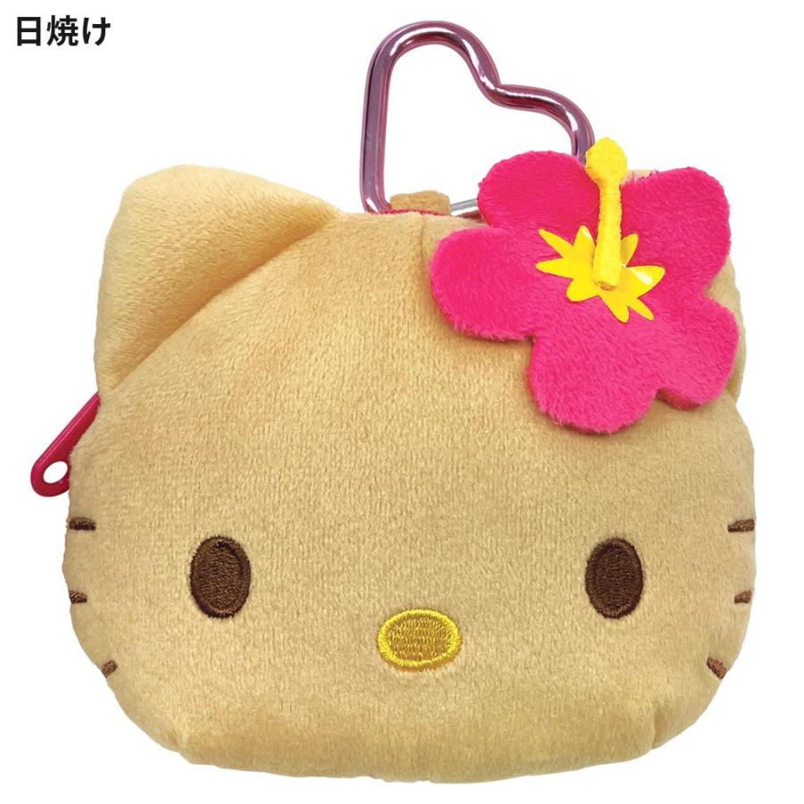 ハローキティ カラビナ付きぬいぐるみファスナーマスコット ポーチ