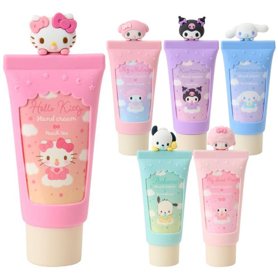 サンリオ ハンドクリーム マスコット付き ハンドケア ケース カバー