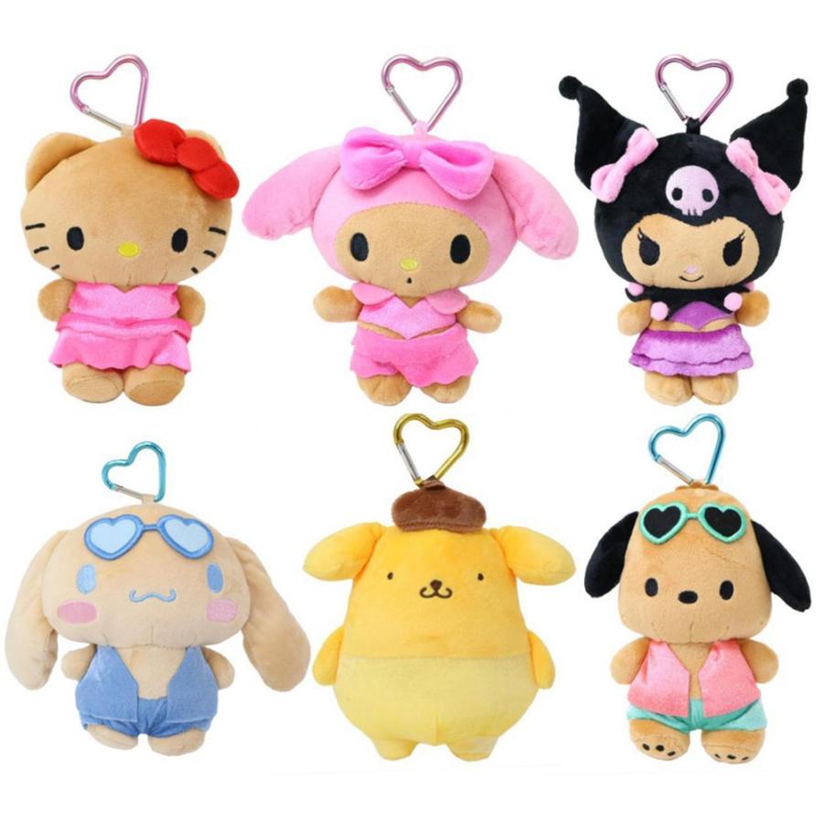 サンリオ 日焼けマスコットシリーズ ポーチ ぬいぐるみ マスコット