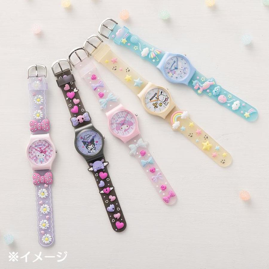 サンリオ ラバーウォッチ ケース付き 腕時計 アナログ ウォッチ 女の子