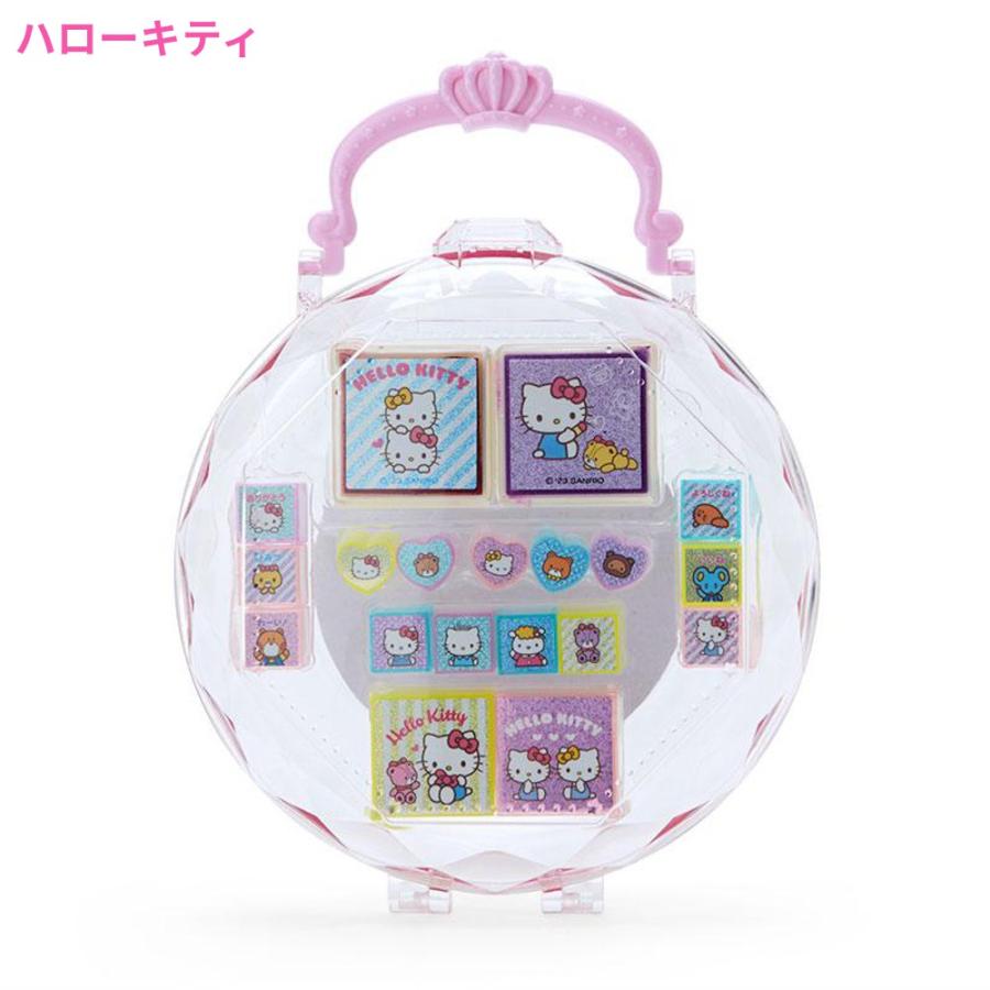 サンリオ スタンプセットL インクパッド付き 17柄 セット デザイン