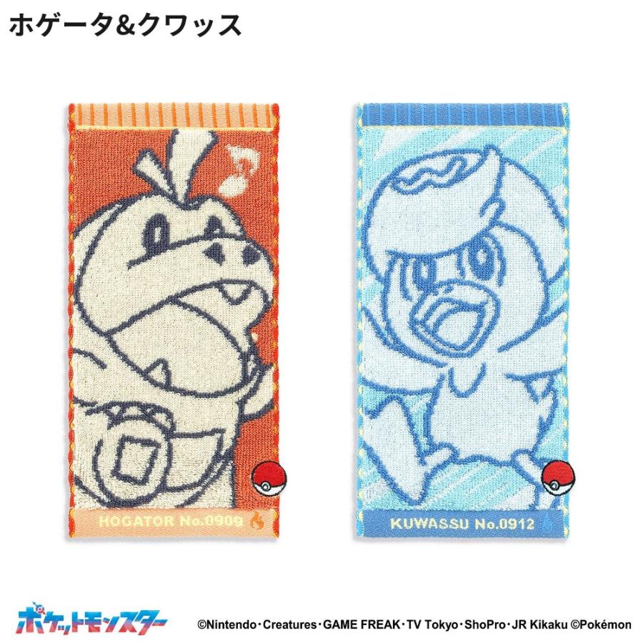 ポケットモンスター ナンバリングペア ハーフタオルハンカチ 2枚セット