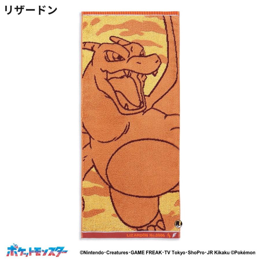 ポケットモンスター ナンバリング フェイスタオル 34×80 綿100 タオル