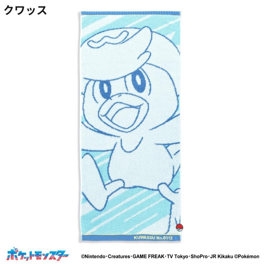 ポケットモンスター ナンバリング フェイスタオル 34×80 綿100 タオル