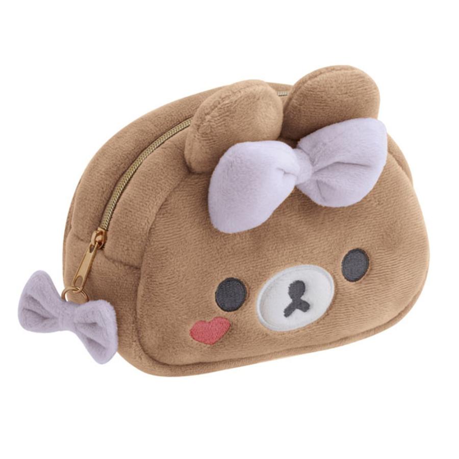 リラックマ Makeup Rilakkuma ミラー付ぬいぐるみポーチ ポーチ 化粧
