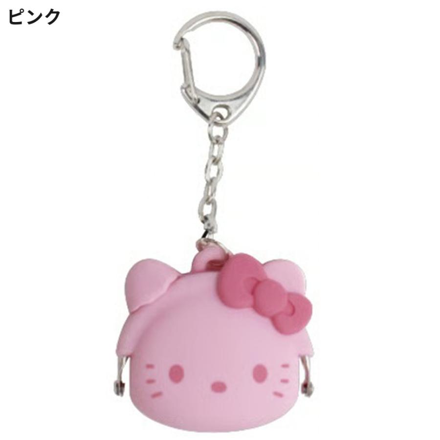 ハローキティ ちっちゃいがまぐちキーリング mimi POCHI-Bit シリコン